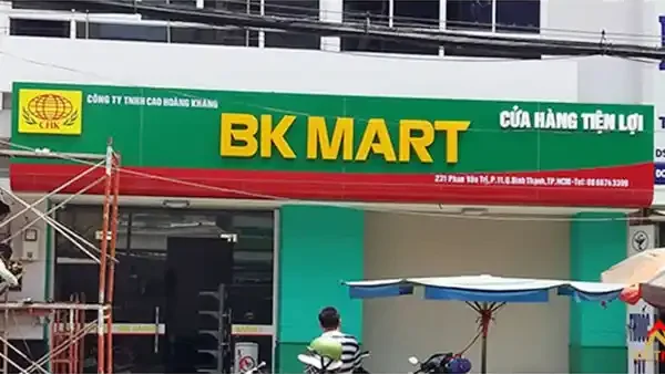 Biển quảng cáo siêu thị mini đẹp và nổi bật tại Hà Nội