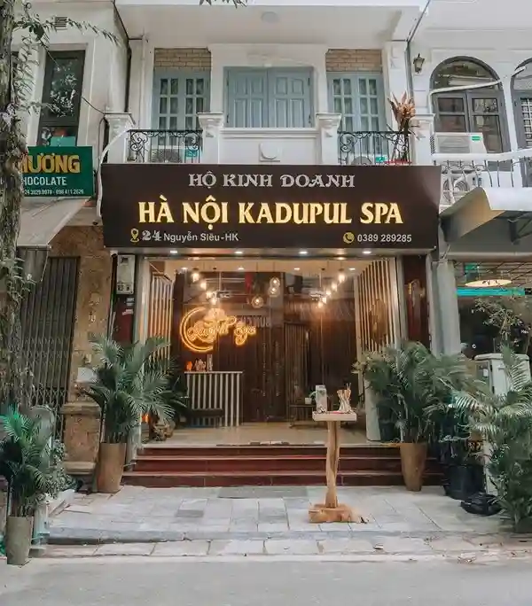 Biển spa massage phong cách hiện đại