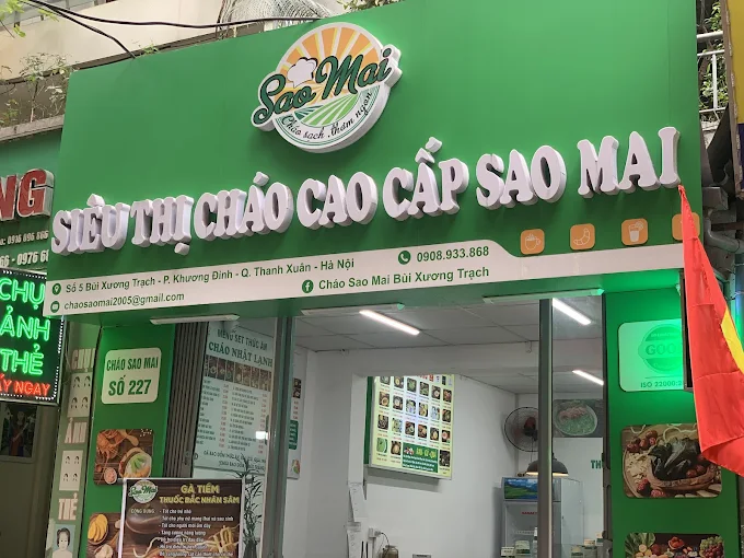 Biển quảng cáo cháo dinh dưỡng thiết kế đẹp, dễ thu hút khách