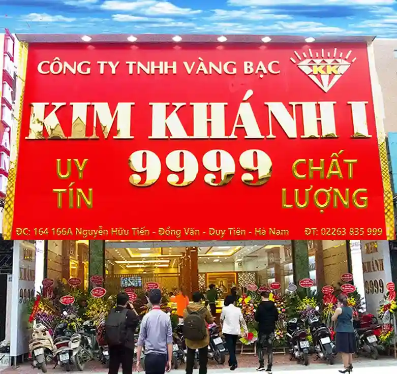 Biển hiệu tiệm vàng đẹp, nổi bật và thu hút khách hàng