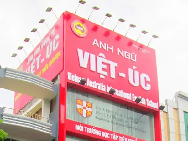 Biển quảng cáo trung tâm ngoại ngữ đẹp và chuyên nghiệp