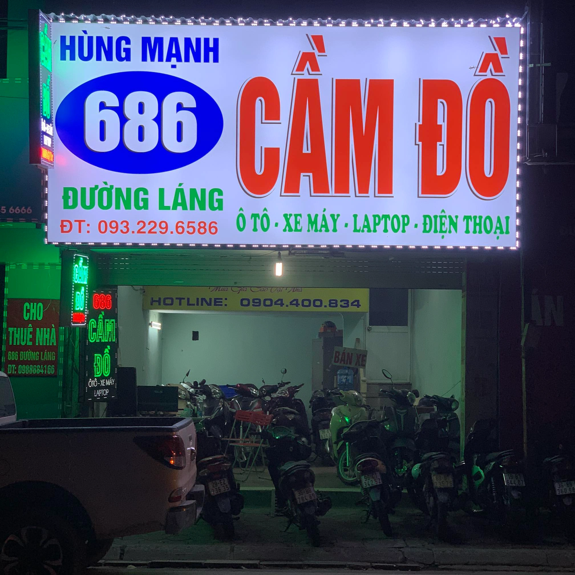Biển quảng cáo cầm đồ phù hợp nhiều mô hình cửa hàng