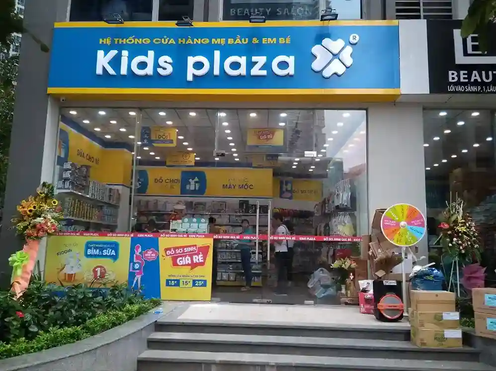 Biển hộp đèn shop mẹ và bé