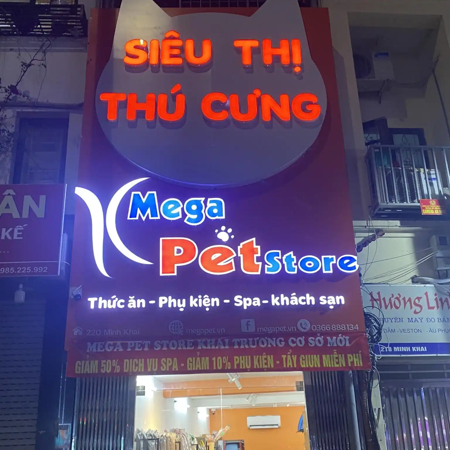 Biển quảng cáo pet shop thiết kế alu chữ nổi hiện đại
