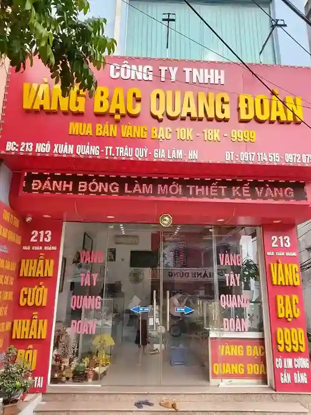Làm biển tiệm vàng giá rẻ uy tín tại Hà Nội