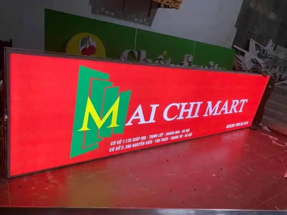 Biển hộp đèn siêu thị mini chất lượng cao