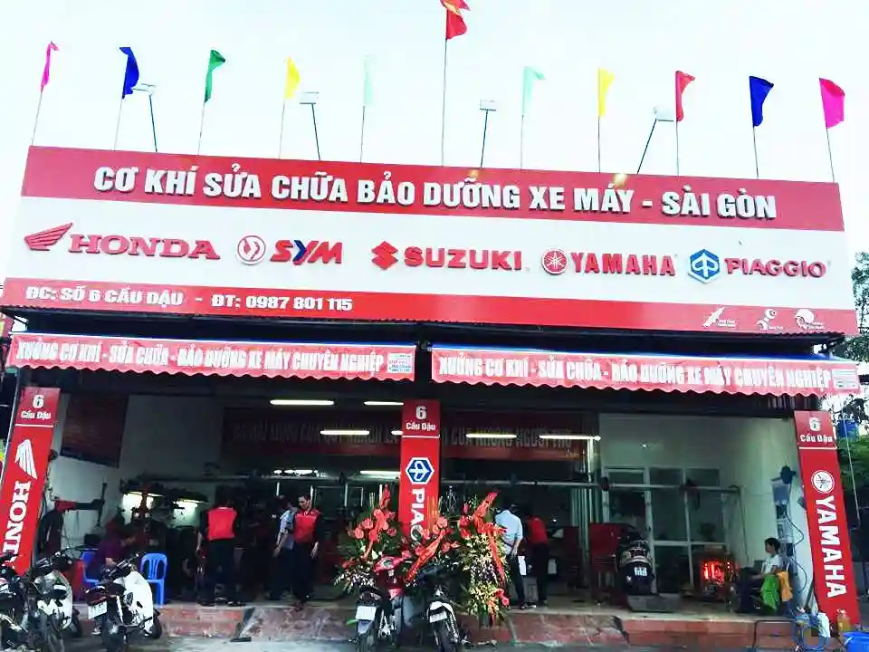 Bảng hiệu sửa xe máy giá rẻ, bền đẹp và dễ nhận diện