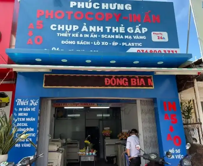 Biển quảng cáo photocopy alu chữ nổi