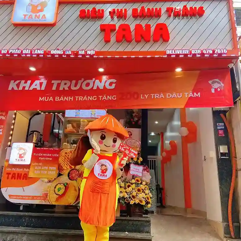 Biển đèn led cho quán ăn vặt, nổi bật vào ban đêm