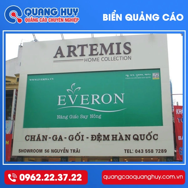 Biển Quảng Cáo Chăn Ga Gối Đệm