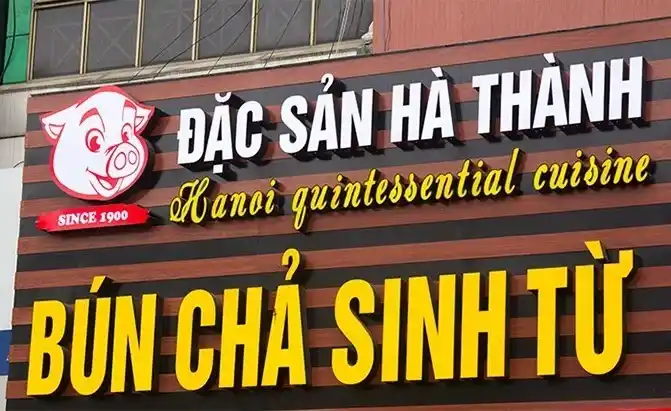 biển quảng cáo chữ nổi mica