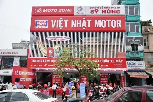 Biển LED quảng cáo cho cửa hàng sửa xe máy hiện đại
