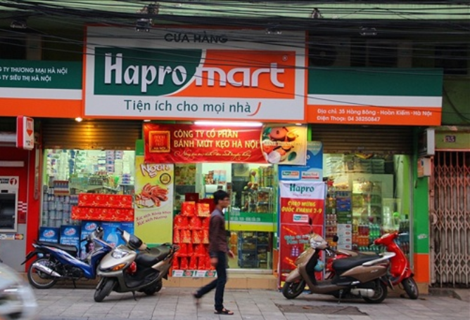 Thi công biển quảng cáo cửa hàng tạp hóa bằng alu bền đẹp