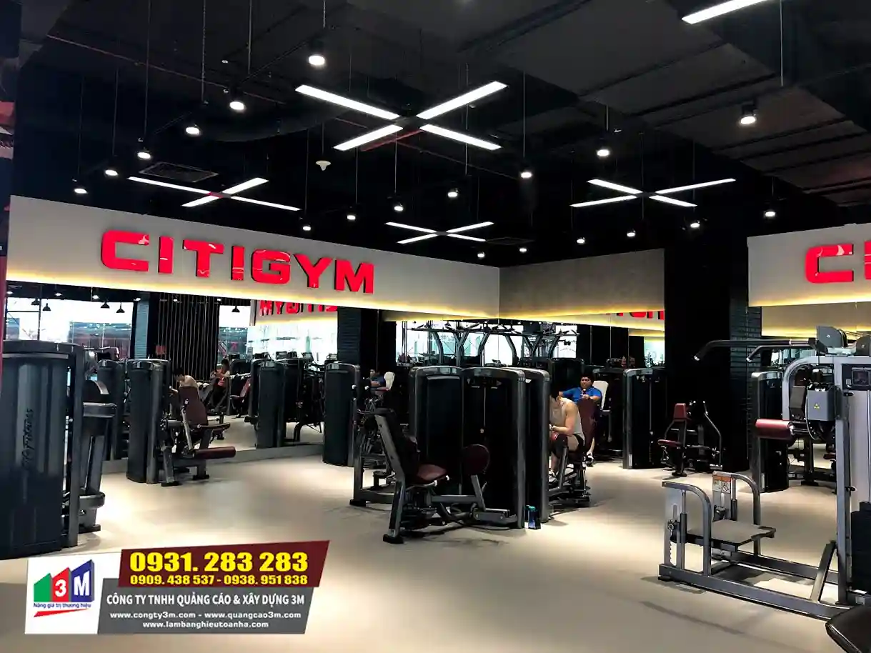 Biển quảng cáo phòng gym chuyên nghiệp