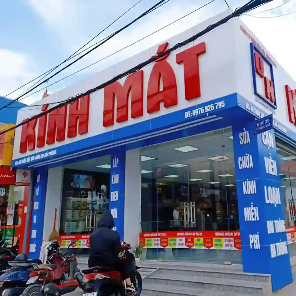 Biển quảng cáo kính mắt cao cấp