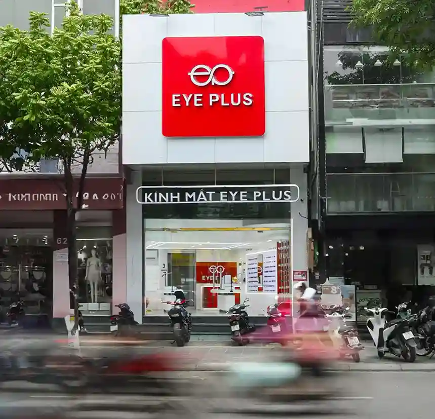 Biển quảng cáo kính mắt thiết kế hiện đại