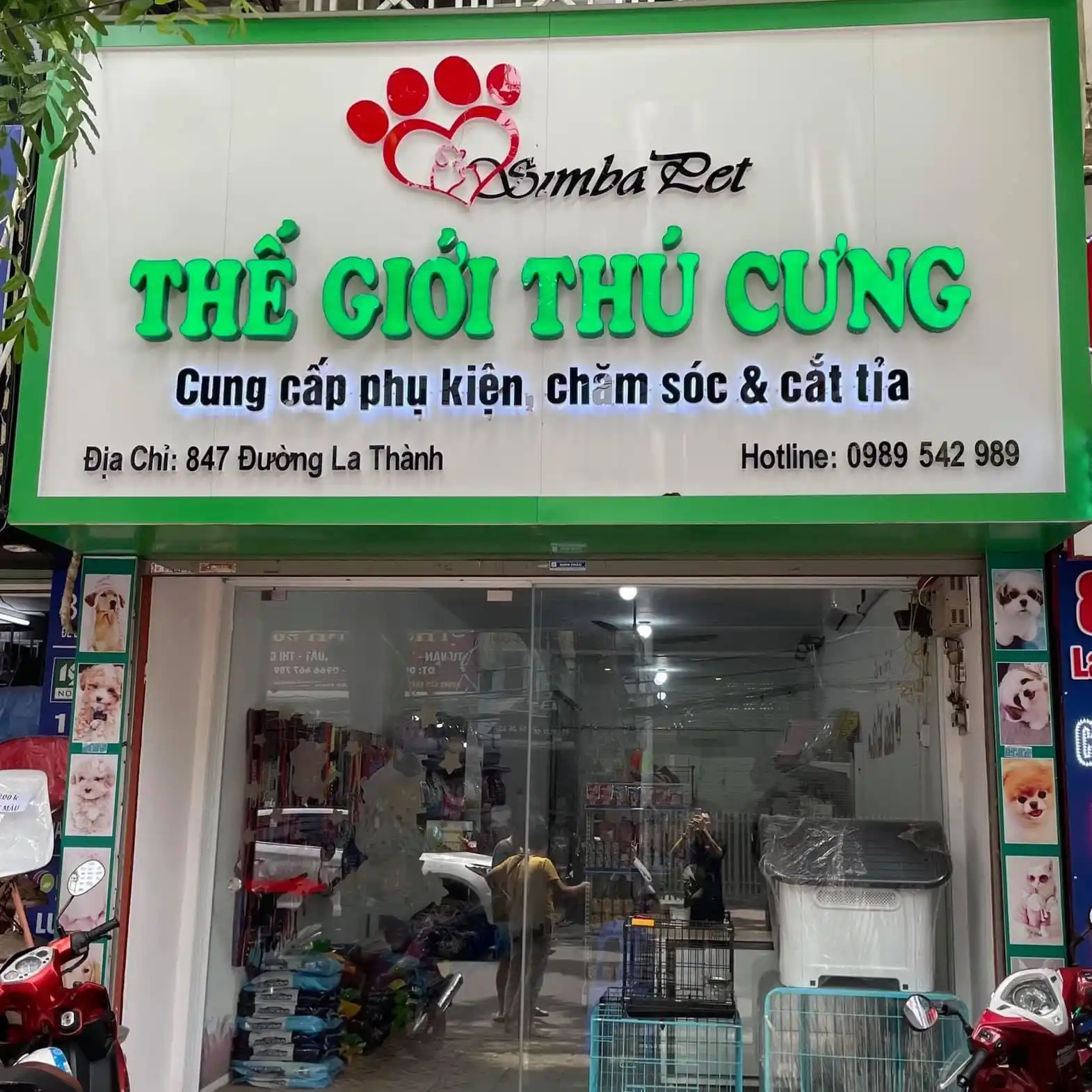 Thiết kế biển quảng cáo pet shop theo phong cách trẻ trung