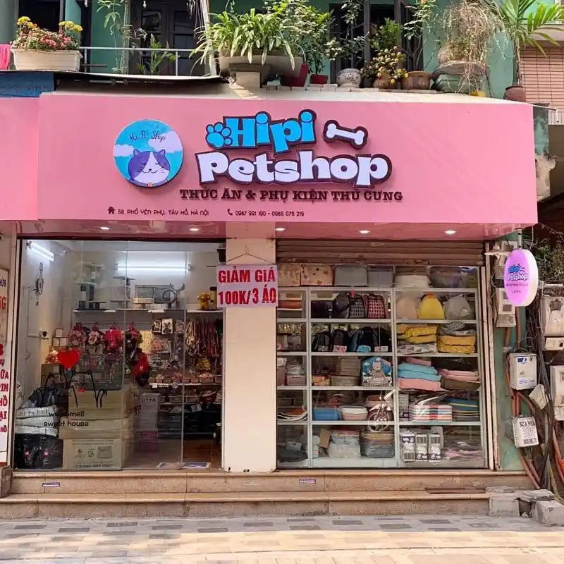 Biển LED pet shop nổi bật với ánh sáng rõ nét