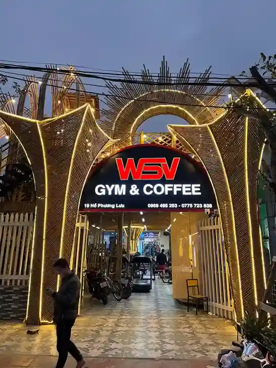 Biển quảng cáo phòng gym sáng tạo