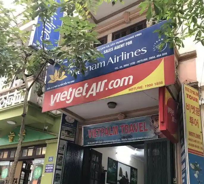 Biển quảng cáo đại lý vé máy bay