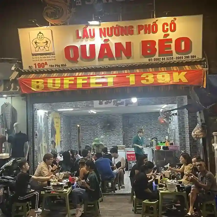 Biển quảng cáo quán lẩu nướng chữ nổi mica hiện đại và bắt mắt