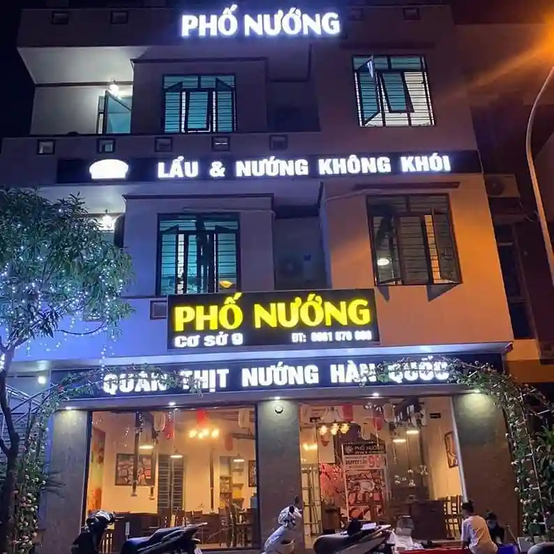 Mẫu biển quảng cáo quán lẩu nướng thiết kế ấn tượng, thu hút khách