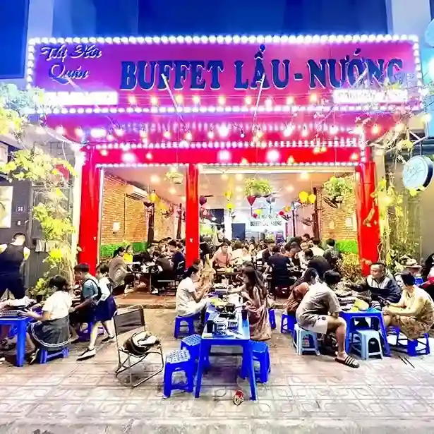 Lắp đặt biển quảng cáo quán lẩu nướng tại Hà Nội chuẩn kỹ thuật