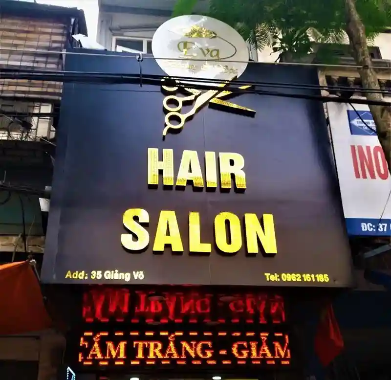 Biển quảng cáo salon tóc đẹp, thu hút khách hàng tại Hà Nội