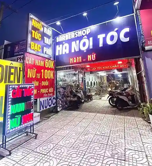 Thiết kế biển quảng cáo salon tóc chuyên nghiệp, ấn tượng