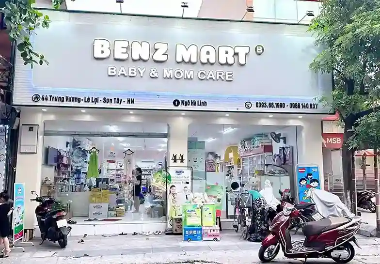 Biển quảng cáo shop mẹ và bé đẹp