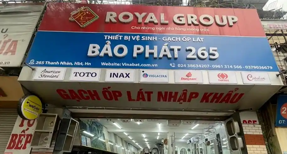 Làm biển quảng cáo vật liệu xây dựng