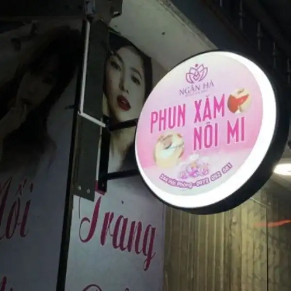 Mẫu biển vẫy tròn nhẹ nhàng, tôn vẻ đẹp spa phun xăm