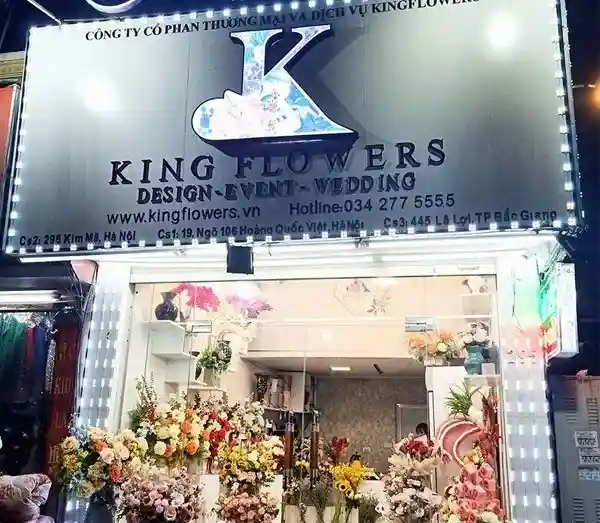 Biển quảng cáo shop hoa đẹp