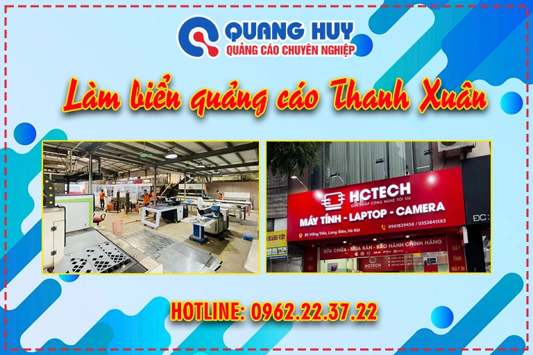 Làm biển quảng cáo Thanh Xuân