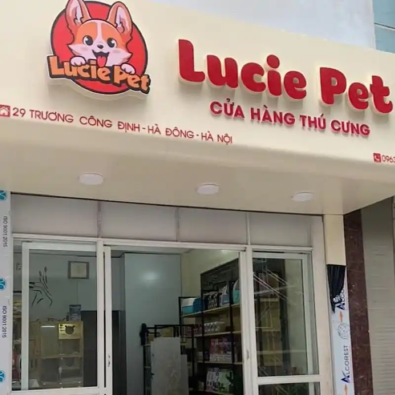 Biển quảng cáo shop phụ kiện thú cưng bắt mắt
