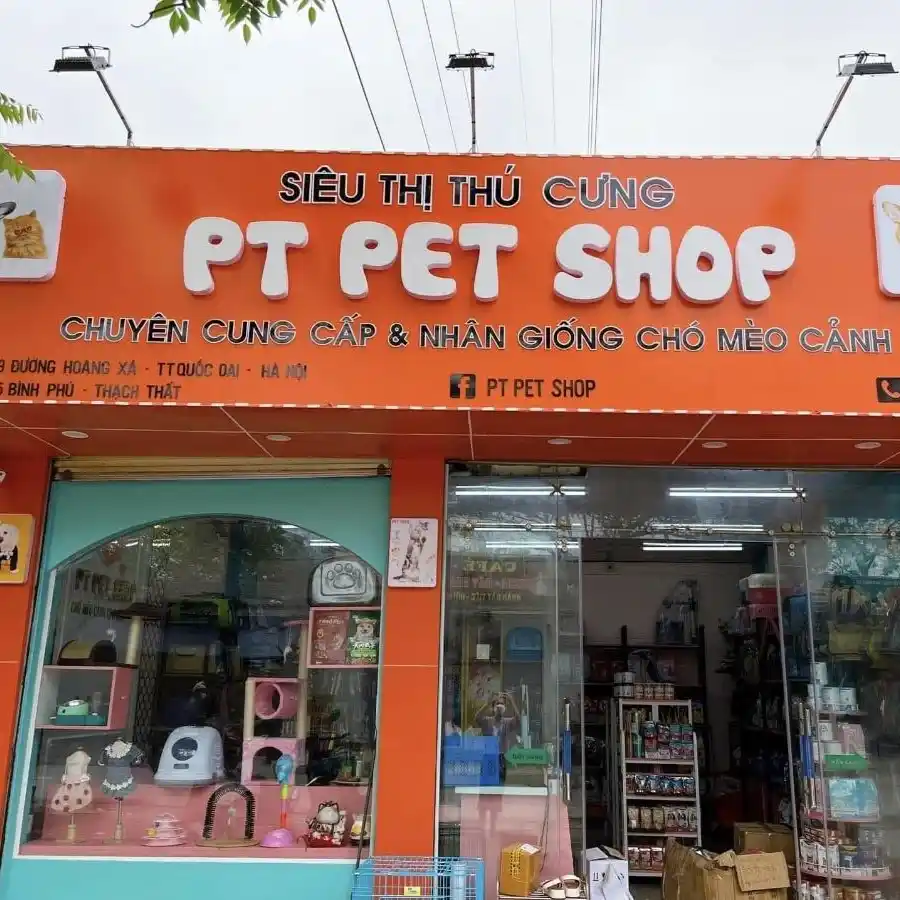 Biển alu pet shop sang trọng cho mặt tiền cửa hàng
