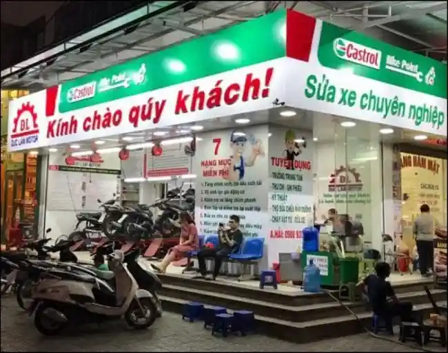 Thi công biển quảng cáo sửa xe máy trọn gói, nhanh chóng