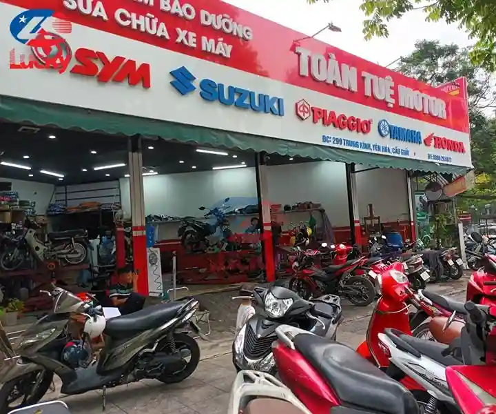 Mẫu biển quảng cáo sửa xe máy đẹp nhất năm nay