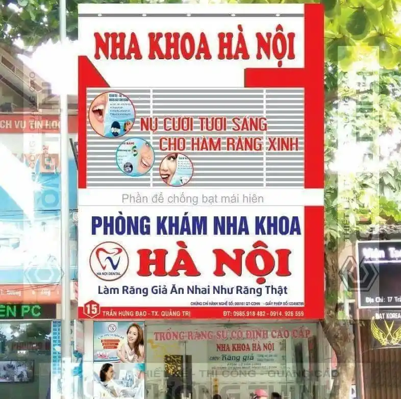 Biển quảng cáo phát sáng đèn led nha khoa
