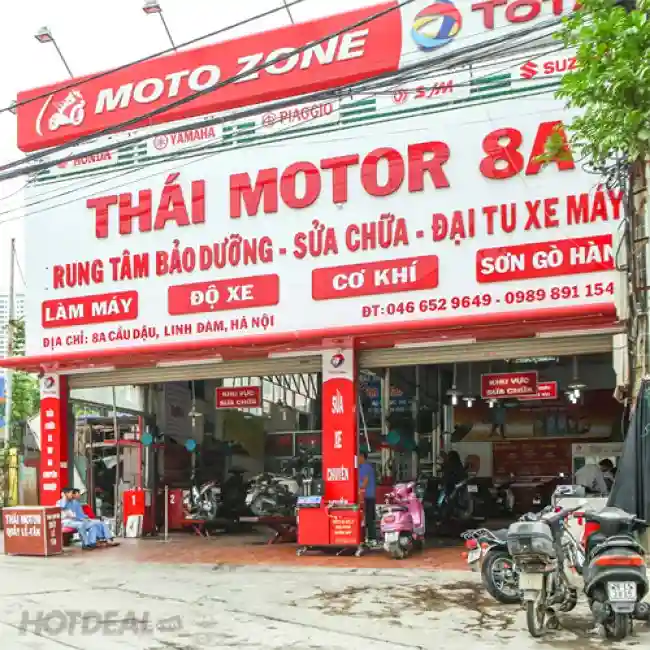 Biển quảng cáo cửa hàng sửa xe máy thiết kế chuyên nghiệp