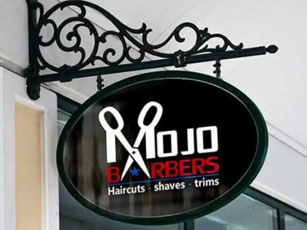 Thiết kế biển vẫy cắt tóc sáng tạo, hiện đại