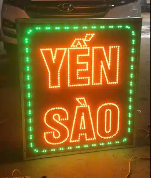 Biển vẫy led ruồi yến sào