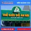 Biển Quảng Cáo Ăn Vặt