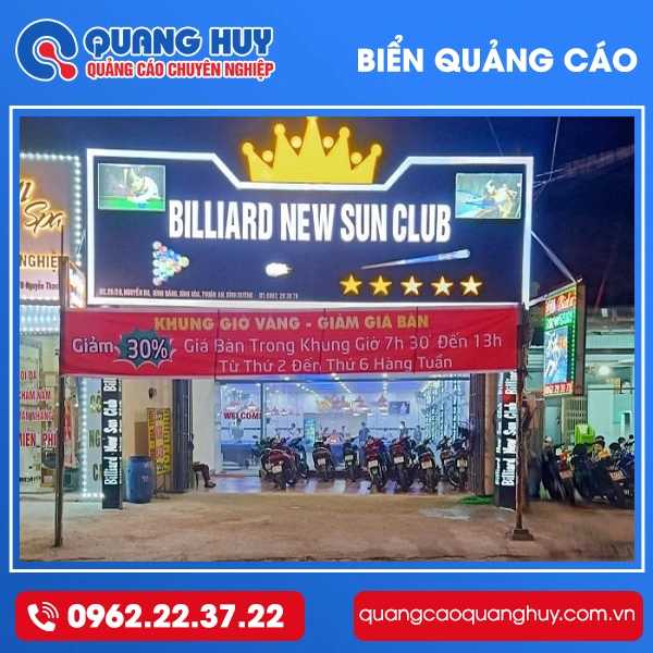 Biển Quảng Cáo Bi-a