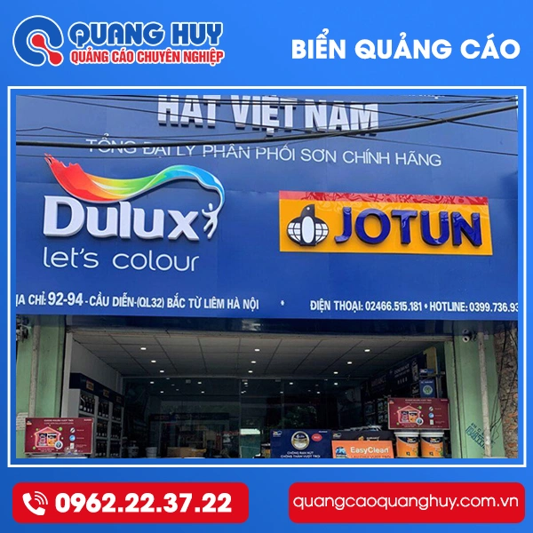 Biển Quảng Cáo Cửa Hàng Sơn