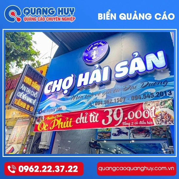 Biển Quảng Cáo Hải Sản