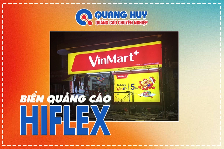 Làm biển quảng cáo Hiflex Hà Nội
