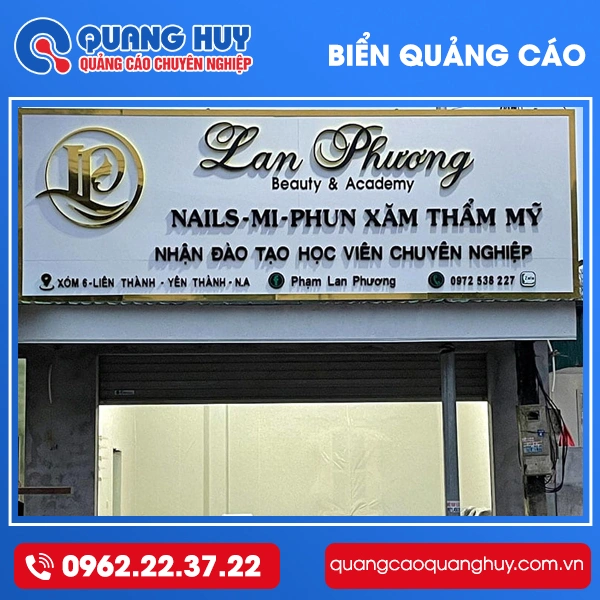 Biển Quảng Cáo Phun Xăm Thẩm Mỹ