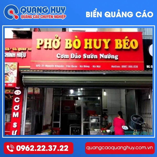 Biển Quảng Cáo Quán Phở