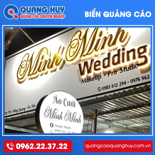 Biển Quảng Cáo Studio Áo Cưới